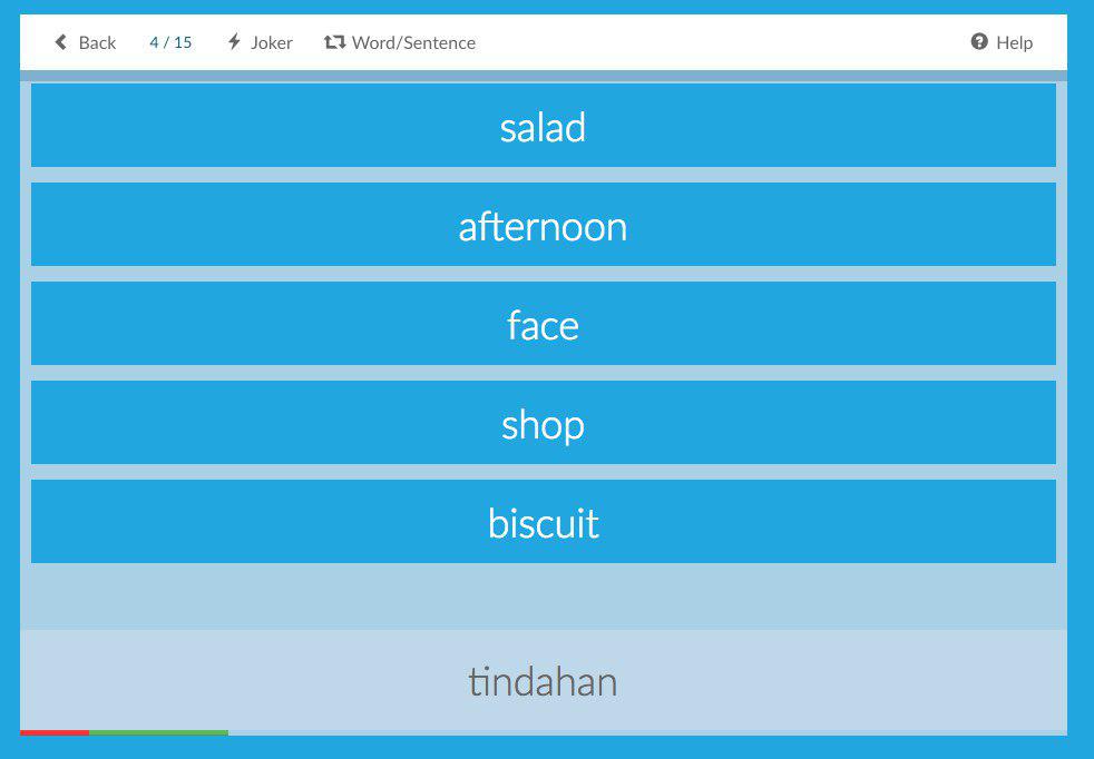 L-Lingo Multiple Choice Quiz